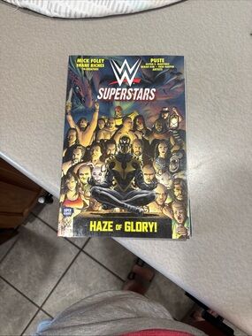 WWE Superstars Graphic Novel — Black, Yellow & Blue Illustrated Cover